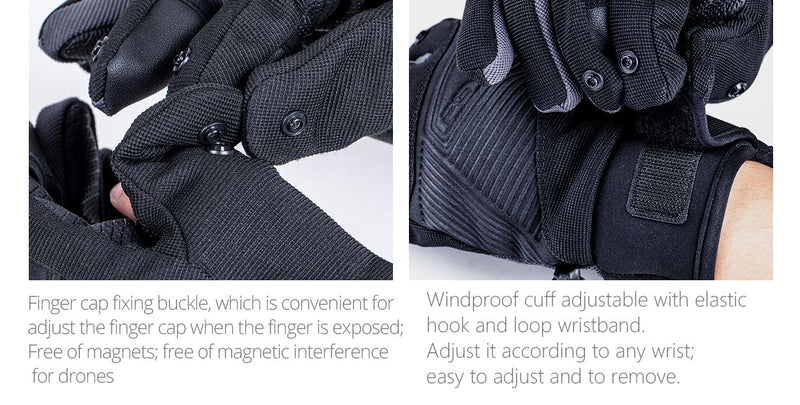 PGY Tech Professional Photography Gloves (Size L)