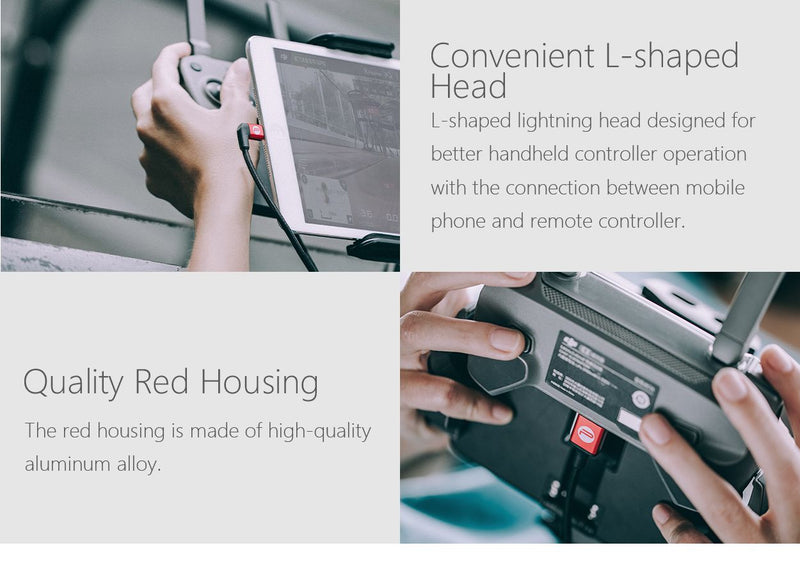 PGYTECH USB A - Lightning Cable 35cm