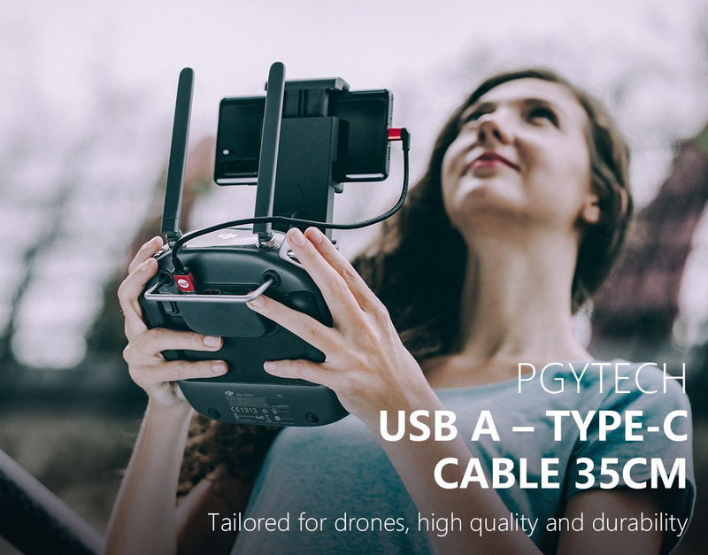 PGYTECH USB A to Type-C Cable 35cm
