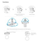 PGYTECH Adhesive Mount for Action Camera
