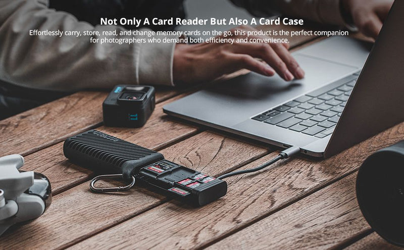 PGYTECH CreateMate High-speed Card Reader Case (Black)