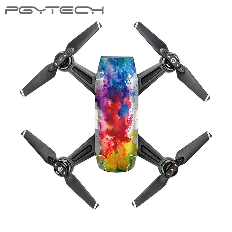 PGY Tech DJI Spark Waterproof Sticker Skin 4-pack (D4/D7/D8/TR)