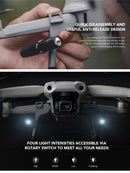 PGYTECH Landing Gear Extensions LED Headlamp Set for Mavic Air 2 / DJI Air 2S