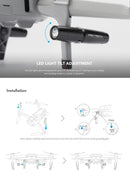 PGYTECH Landing Gear Extensions LED Headlamp Set for Mavic Air 2 / DJI Air 2S