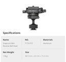 PGYTECH Snaplock Mini Reverse Ball Head