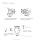 PGYTECH SnapLock Nano Swivel and Tilt Mount