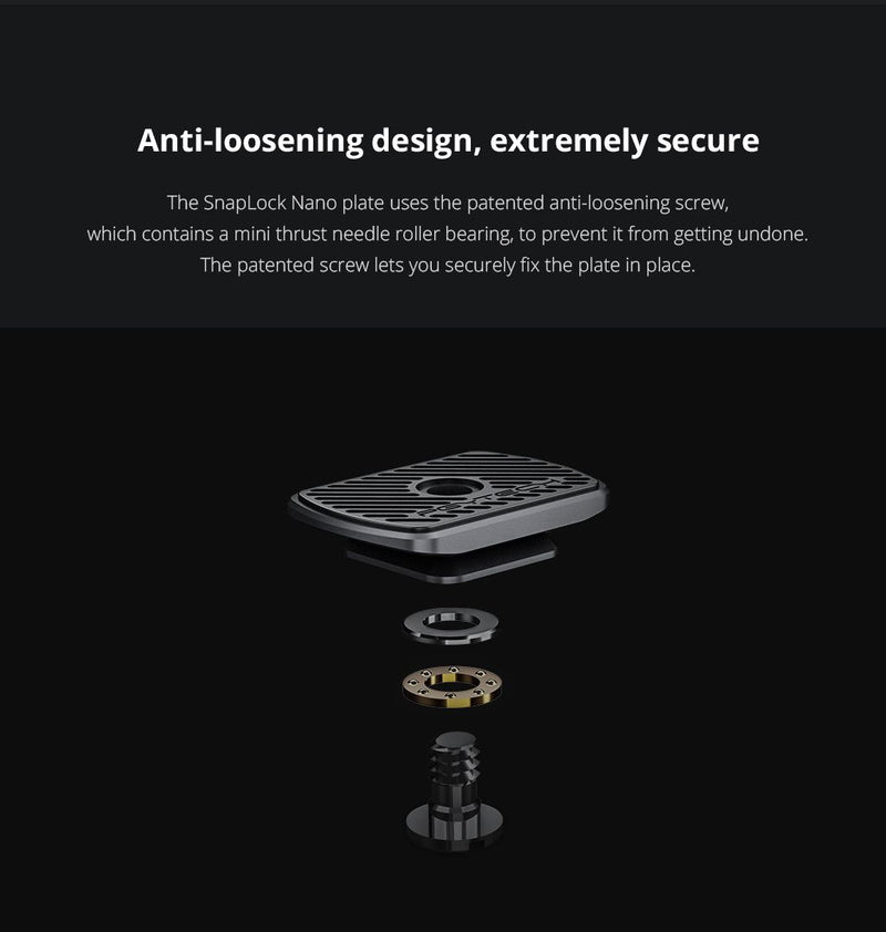 PGYTECH SnapLock Plate Nano