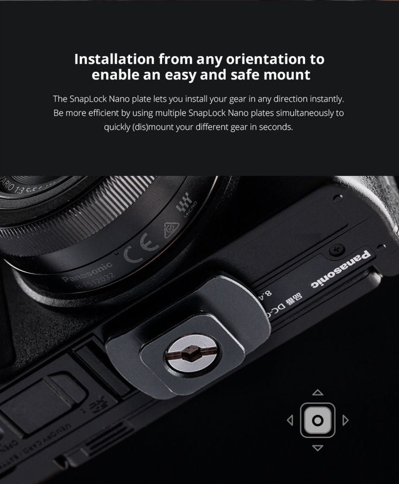 PGYTECH SnapLock Plate Nano