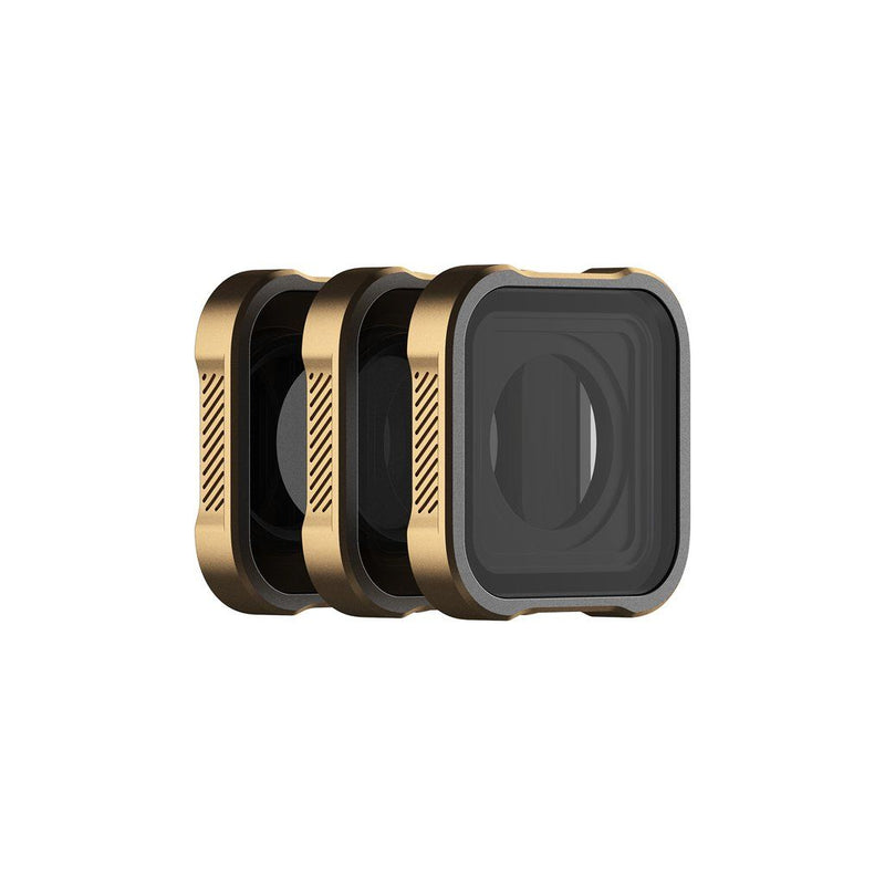 PolarPro 3-pack Shutter Collection Filters Side View