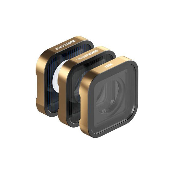 PolarPro FX 3-Pack Filter Set for GoPro HERO9, HERO10, HERO11, HERO12 Black - Mist, BlueMorphic, and SilverMorphic Filters for Creative Effects