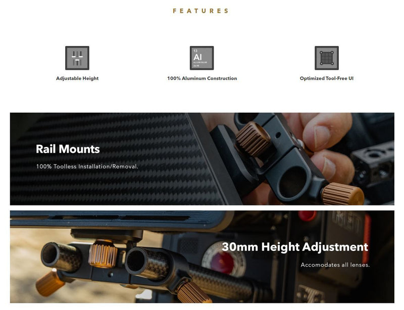 PolarPro BaseCamp Studio 19 Slide R Pro Rail Mount