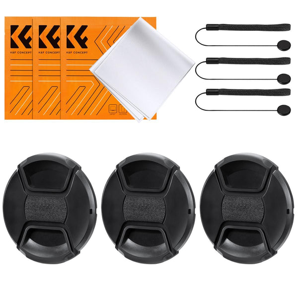 K&F Concept 9-in-1 82mm Center Pinch Lens Cap Kit