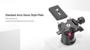 SmallRig Tabletop Mini Tripod with Panoramic Ball Head BUT2664