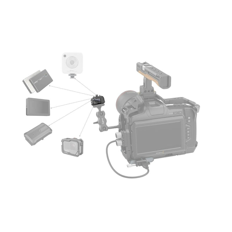 SmallRig Drop-in HawkLock Universal mini Quick Release Clamp and Plate 3513B