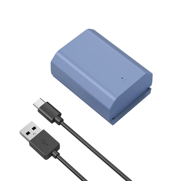 SmallRig NP-FZ100 USB-C Rechargeable Camera Battery 4265 featuring USB-C charging port and 2400mAh capacity