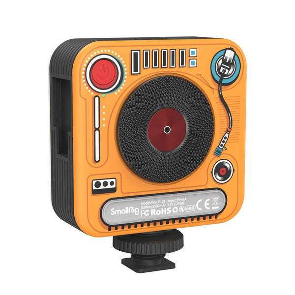 SmallRig Vibe P108 Full Color mini LED Video Light (Phonograph Limited Edition) 4276