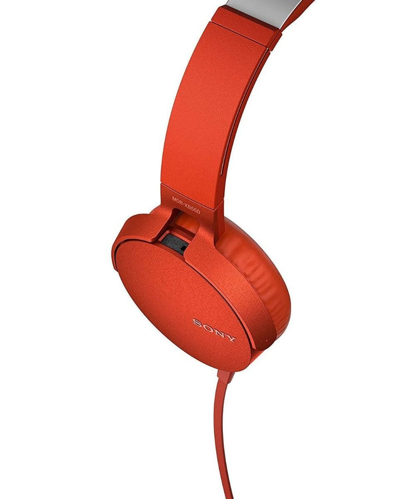 SONY MDRXB550APR Extra Bass Headset (Red)
