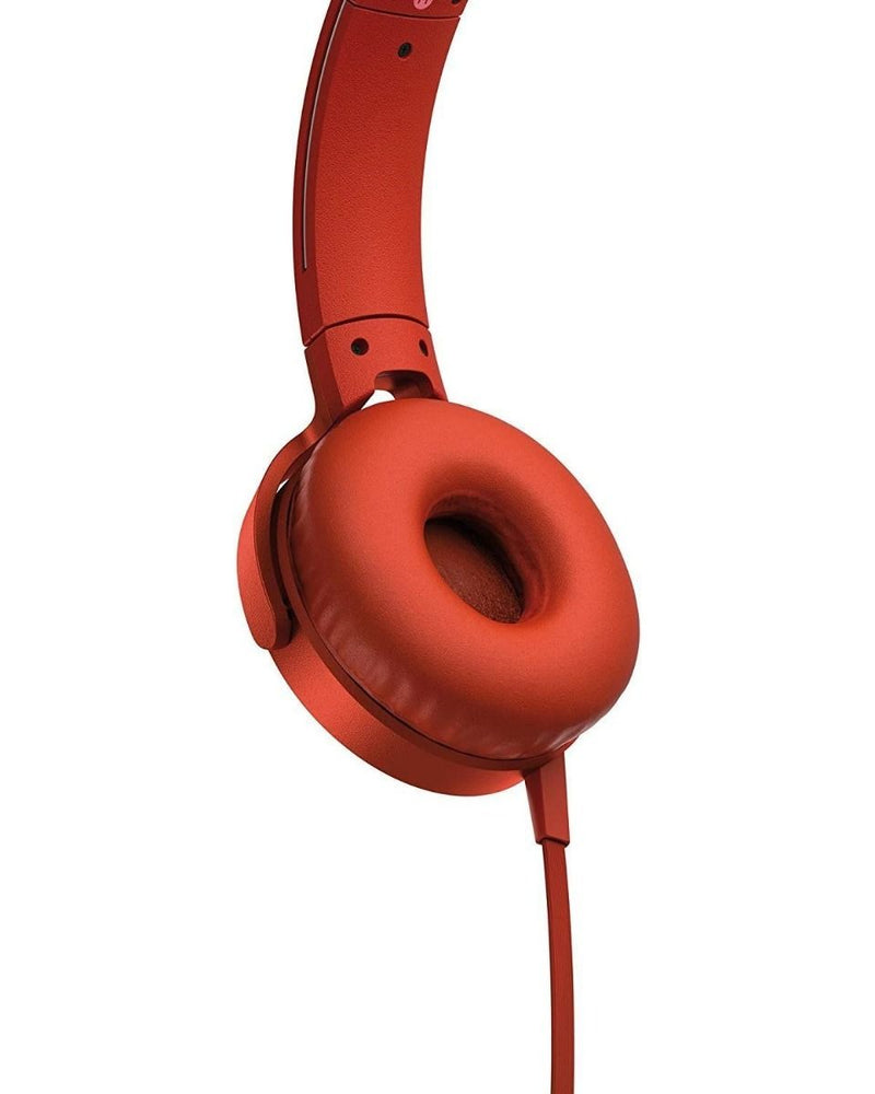 SONY MDRXB550APR Extra Bass Headset (Red)