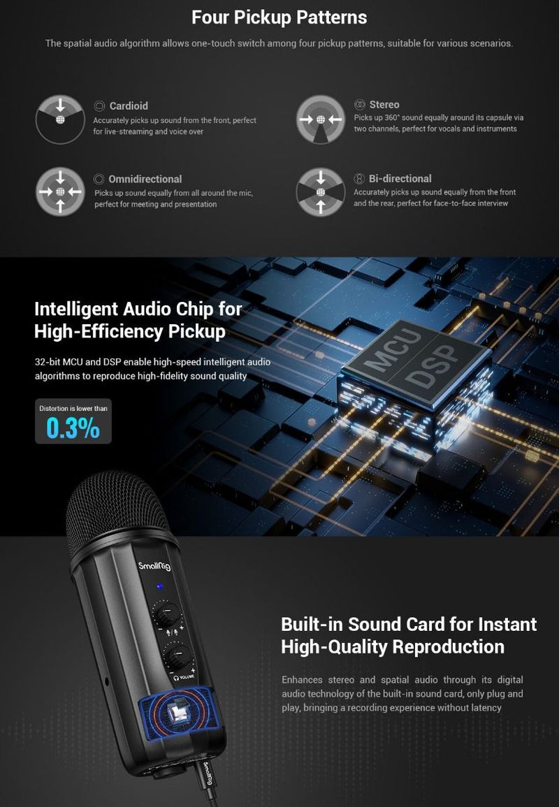SmallRig Forevala U60 USB Microphone 3466