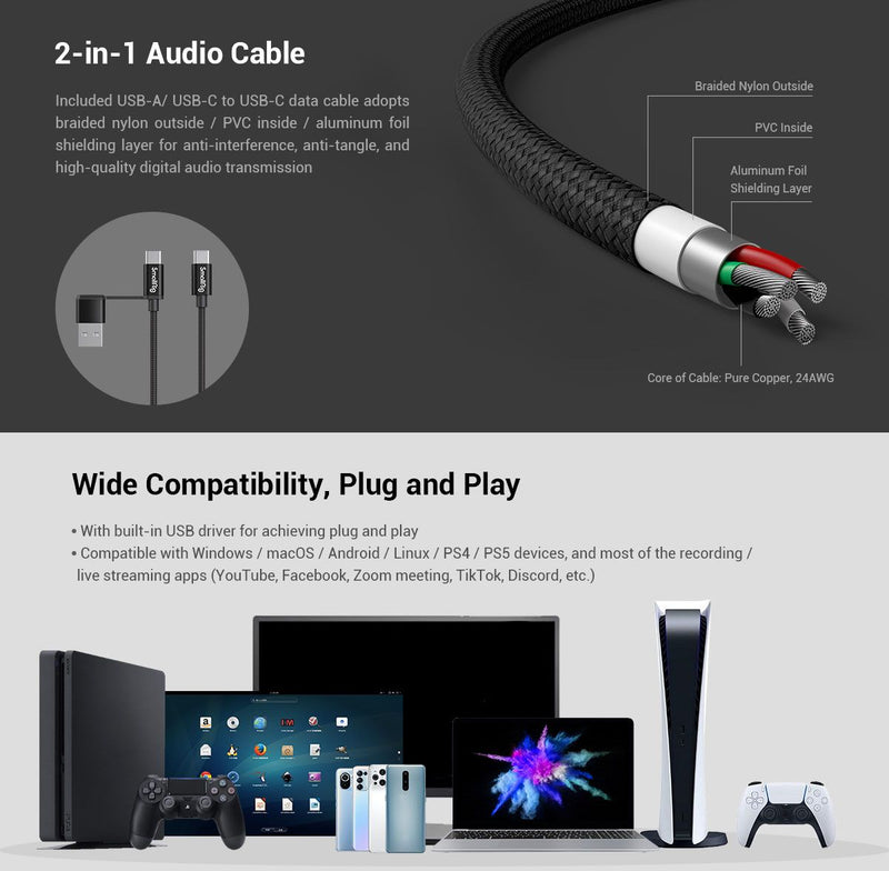 SmallRig Forevala U60 USB Microphone 3466