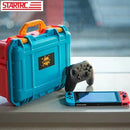 STARTRC Devaso Hardshell Case for Nintendo Switch OLED Series (Blue Orange)