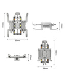 STARTRC LED Extended Landing Gear for DJI Mini 3 Pro