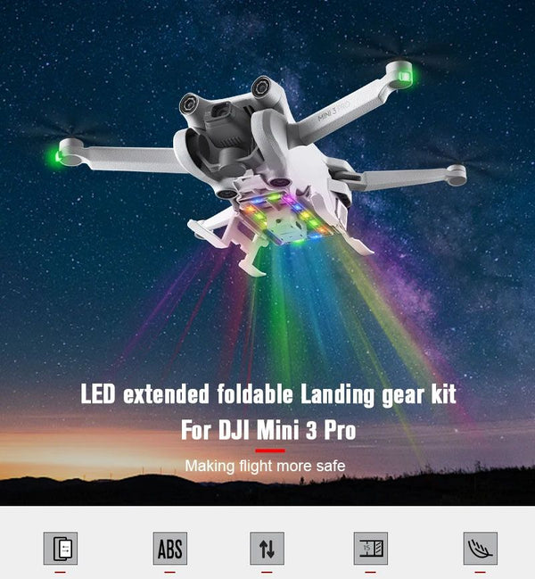 STARTRC LED Extended Landing Gear for DJI Mini 3 Pro