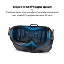 STARTRC Protective Dustproof PU Lens Cover for DJI FPV V2 Goggles with Antenna Storage Device