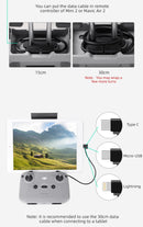 Sunnylife 1Pcs 15cm TYPE-C to Micro-USB Data Cable