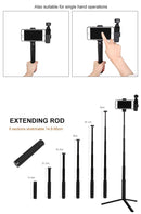 Sunnylife Smartphone Holder + Extending Rod + Tripod for Osmo Pocket / Pocket 2