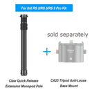 Ulanzi TB20 Claw Quick Release Extension Monopod Pole for DJI RS Series T074GBB1