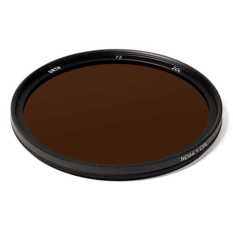 Urth 72mm Circular Polarizing (CPL) + ND64 Lens Filter (Plus+)