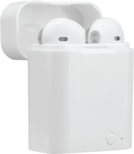 Vivitar AirVibes Metallic Accent Bluetooth Headphones (Silver/White)